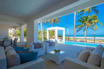 Modern beachfront villa with good rental income