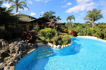 Charming Sosua villa with a large lot and ocean views